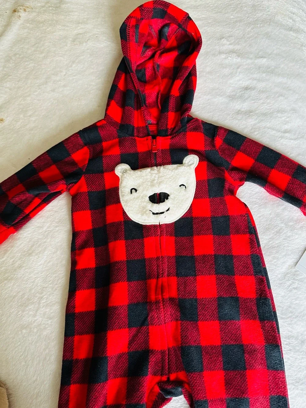 Carter's Red and Black Baby Sweater
